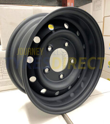 16x6.5 Matte Black Wolf Style 5x165.1 ET00 Defender