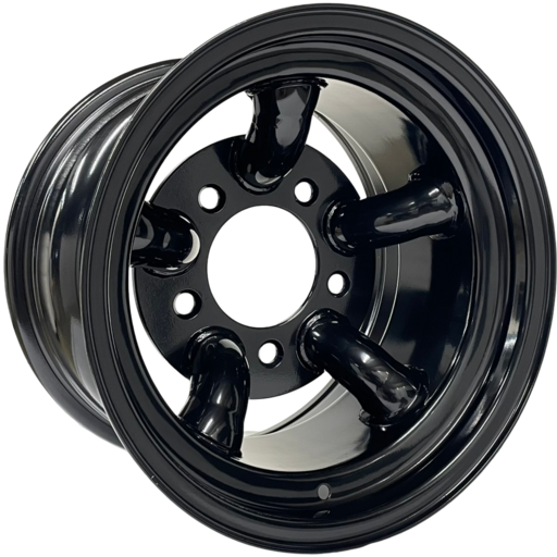 15x10 GOJOS Black 5 Pipe 5x165.1 ET-32 1