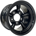 16x10 GOJOS Black 5 Pipe 5x165.1 ET-32 2