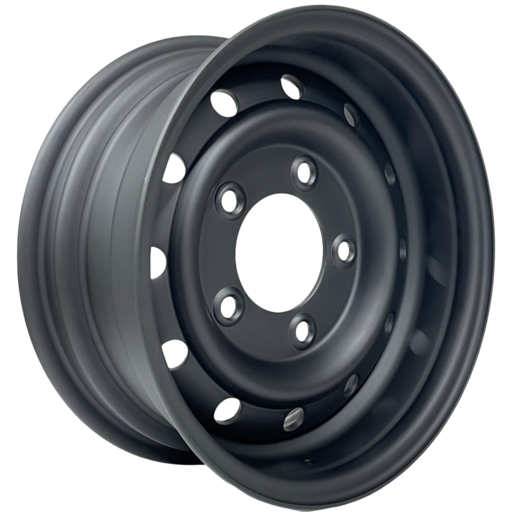 16x6.5 GOJOS Matte Black Wolf Style 5x165.1 ET00 (Defender) 1
