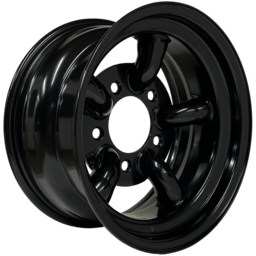 16x8 GOJOS Black 5 Pipe 5x165.1 ET-32 1