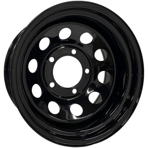 Set of Four 17x9 GOJOS Black Modular 5x165.1 ET-32 CB125 (Defender ...