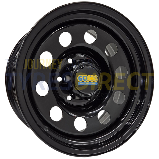 16x8 GOJOS Black Modular Wheel & Centre Cap 6x139.7 ET00