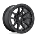 18x9 Fuel Rebel Matte Black 5x127 ET20