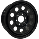 17x7 GOJOS Black Modular 6x139.7 ET30 CB93.1 (Ford Ranger)