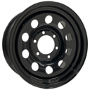 16x7 GOJOS Black Modular Wheels 6x139.7 ET08 CB106.2 (Hilux)