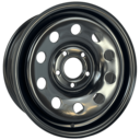 16x7 GOJOS Black Modular 5x118 ET40 CB71.1 steel wheel