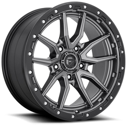 20x9 Fuel Rebel Gunmetal 5x127 ET20 4x4 Alloy multi-spoke alloy wheel