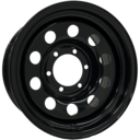 15x8 GOJOS Black Modular 6x139.7 ET00 CB110 Glossy look steel wheel 10 hole design