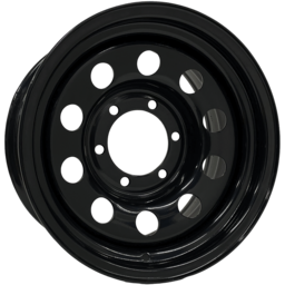 15x8 GOJOS Black Modular 6x139.7 ET00 CB110 Glossy look steel wheel 10 hole design