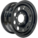 15x7 GOJOS Black Modular 5x139.7 ET00 Glossy steel wheel 10 hole design