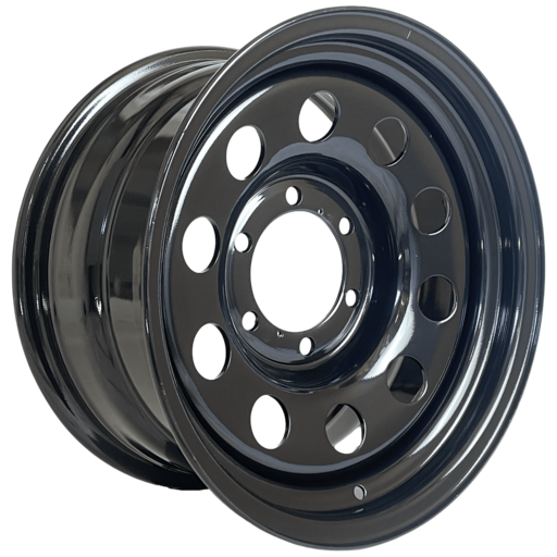 16x8 GOJOS Black Modular 6x139.7 ET00 CB110 Glossy 10 hole wheel design