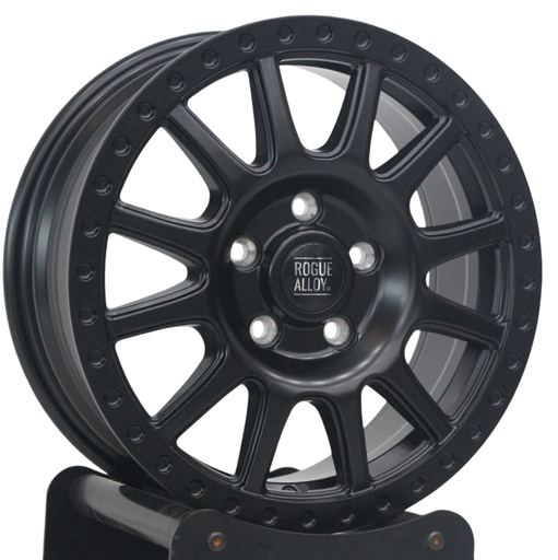 16x7 Rogue George Satin Black 5x108 ET35 4x4 load rated alloy wheel