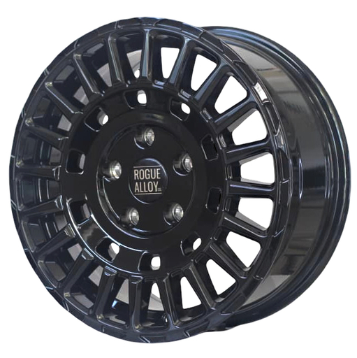 16x7 Rogue LCX Satin Black 5x112 ET35 Load rated off-road van alloy wheel