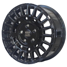 16x7 Rogue LCX Satin Black 5x112 ET35 Load rated off-road van alloy wheel